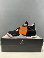 Jordan Air Jordan 4 Retro Bred Black Red Sneakers IX8180-001