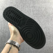 Air Jordan 1 Mid Sneakers in Pink and Black AQ9131-600