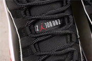 Air Jordan 11 Retro Bred Black and Red High-Top Sneakers