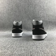 Air Jordan 1 Mid Black Grey Red Sneakers 554724-060