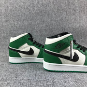 Jordan Air Jordan 1 Mid Celtics White Green Black Sneaker 852542-301