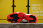 Air Jordan 11 Retro Bred Black and Red High-Top Sneakers