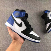 Jordan 1 Retro Fragment Black White Blue Sneakers 716371-040