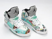 Jordan Air Jordan 34 Graffiti Basketball Shoes White Multicolor AV2405-900