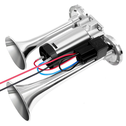 🚨135dB Super Loud 12V Train Air Horn – Safe, Durable & Easy Install! 🚛🎺