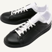 Adidas Originals Men's Black/White Stan Smith Lux Sneakers, JH9719 (No Box)