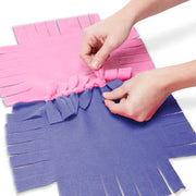 🌸 Knot & Snuggle Fleece Quilt Kit 🧶