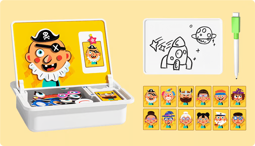 Kids Magnetic Puzzle Dress-Up Set 🧲✨