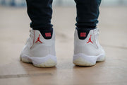 Jordan Air Jordan 11 Platinum Tint White High-Top Sneakers
