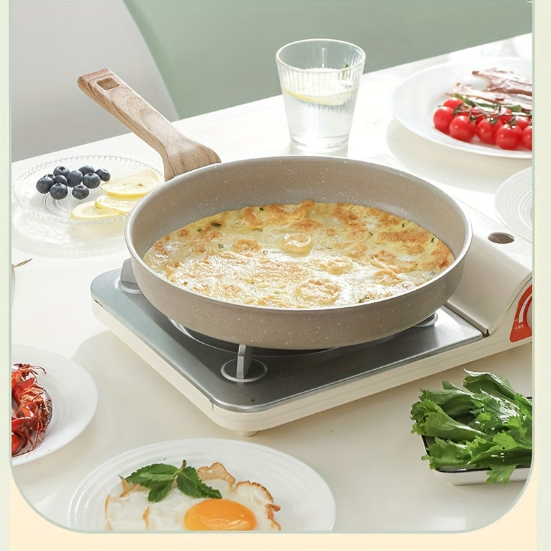 Non-Stick Frying Pan Non-Stick Cast Iron Frying Pan | Perfect for Steaks, Pancakes, and Stir-Fries, Compatible with Induction and Gas Stovetops, Easy to Clean and Durable