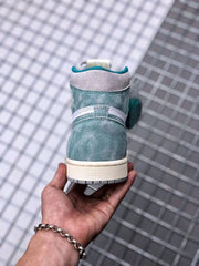 Jordan Air Jordan 1 High OG Teal and White Sneakers