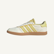 Adidas Women's Cream/Yellow Breaknet Sleek Sneakers, JH6878 (No Box)