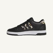 Adidas Women's Black/White/Crystal Sand Break Start Low Sneakers, JR1478