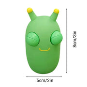 🐛 Squeeze & Smile Worm Toy
