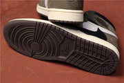 Air Jordan 1 High OG TS SP Sneakers, Brown and White, CD4487-100