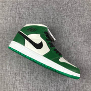 Jordan Air Jordan 1 Mid Celtics White Green Black Sneaker 852542-301