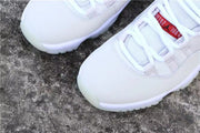 Jordan Air Jordan 11 Platinum Tint White High-Top Sneakers
