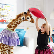 🦒 Giant Lifelike Giraffe Plush Toy