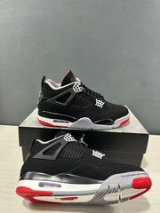 Jordan Air Jordan 4 Retro Bred Black Red Sneakers IX8180-001