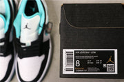 Jordan 1 Low White Island Green Black Sneakers CQ9828-131