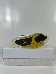 Jordan Air Jordan 4 Vivid Sulfur Sneakers White Yellow AQ9129-101