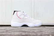 Jordan Air Jordan 11 Platinum Tint White High-Top Sneakers
