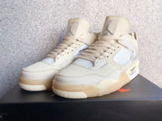 Jordan 4 Retro Off-White Sail Sneakers
