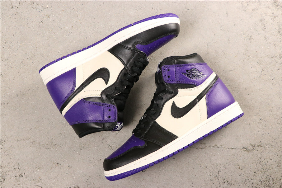 Air Jordan 1 Retro High OG Court Purple Sneakers 555088-501