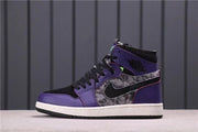Jordan 1 Zoom Air CMFT Bayou Boys Black Purple DC2133-500