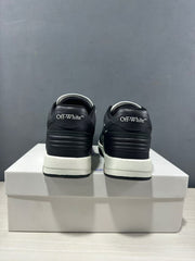 Off-White Out Of Office Low-Top Sneakers Black White OMAI89C99LEA0070110