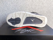 Air Jordan 4 Black Oreo Grey and Black Sneakers