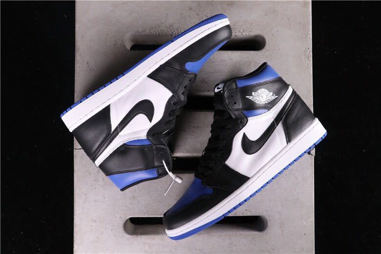 Air Jordan 1 Game Royal High-Top Sneakers Black Blue White