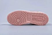 Jordan 1 Low Pink and Gold Women's Sneakers