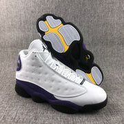 Jordan Air Jordan 13 Lakers Sneakers White Purple 414571-105
