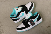 Jordan 1 Low White Island Green Black Sneakers CQ9828-131