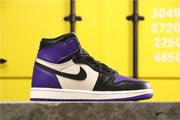 Air Jordan 1 Retro High OG Court Purple Sneakers 555088-501