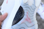 Jordan Air Jordan 11 Platinum Tint White High-Top Sneakers