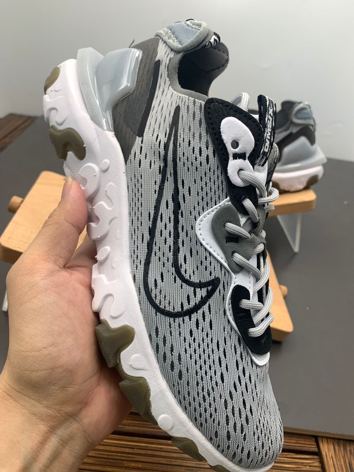 Nike React Vision Sneakers Grey Black