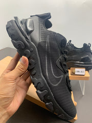 Nike React Black Grid-Textured Sneakers