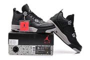 Air Jordan 4 Oreo Black and Grey Basketball Shoes 314254-003
