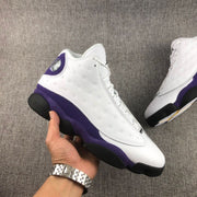 Jordan Air Jordan 13 Lakers Sneakers White Purple 414571-105