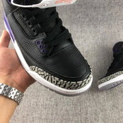 Jordan Air Jordan 3 Court Purple Black Sneakers CT8532-050