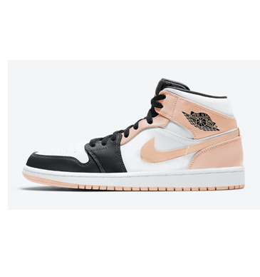 Jordan Air Jordan 1 Mid Pink White Black 554725-133