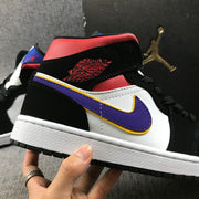 Air Jordan 1 Mid What The Multicolor Sneakers 852542-005