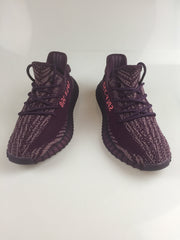 Yeezy 350 V2 Knit Sneakers in Black and Beige