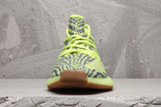 Adidas Yeezy Boost 350 V2 Sneaker in Lime Green and Brown