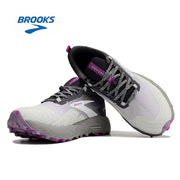Brooks Cascadia 17 Trail Running Shoes in Gray and Purple