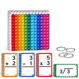 🧮Math Fidget Pop Mat & Flash Cards