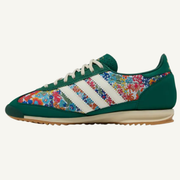 Adidas Originals Women's Green Liberty London x SL72 OG Shoes, JH7226 (No Box)