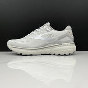 Brooks Ghost 15 Running Shoes in White and Grey